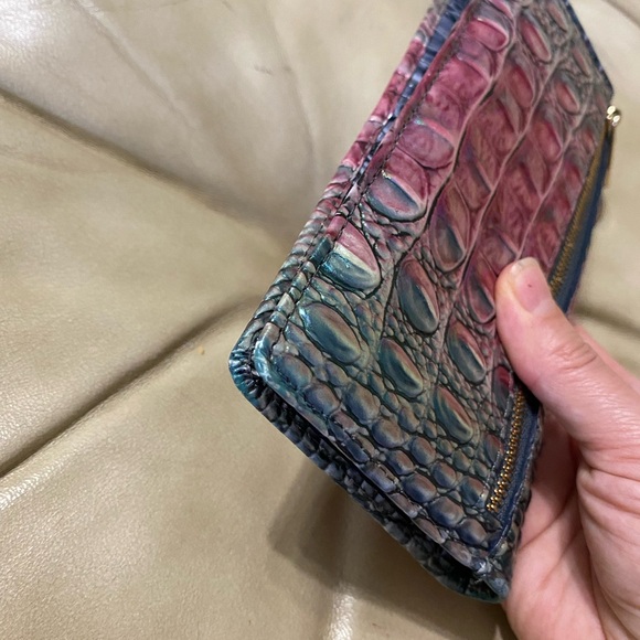 Brahmin Violet Quartz Ady Wallet Melbourne Leather READ - Picture 12 of 14